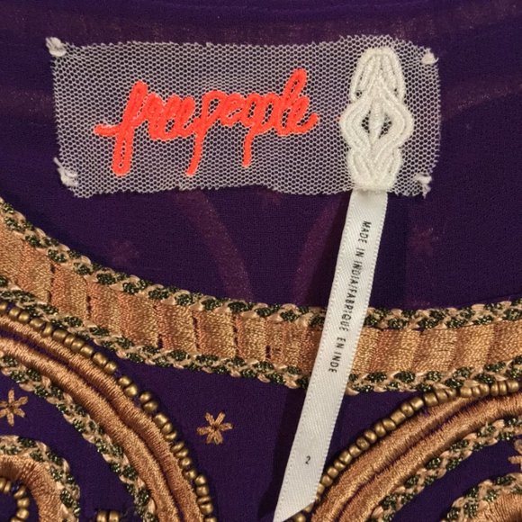 Free People Filigree Fantasy Dress - Size 2 - Picture 6 of 6